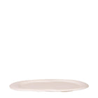 Oval metal tray for plants