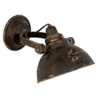 Wall lamp 21x30x19 cm Black Iron Wall Lamp