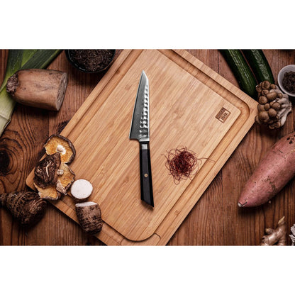 Bunka Petty Damascus Utility Knife - lemmet van 135 mm