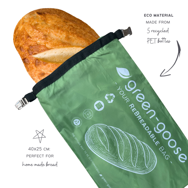 Broodzak 40x25 cm gerecycled PET