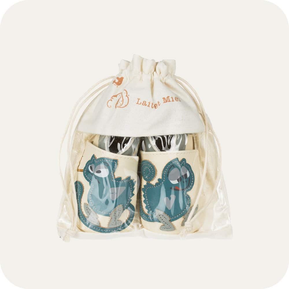 Babyslofjes leer suède zool 0-4 jaar