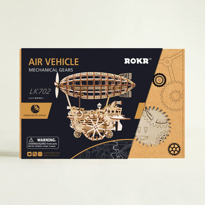Robotime 3D houten puzzel zeppelin 30x21,5x25cm