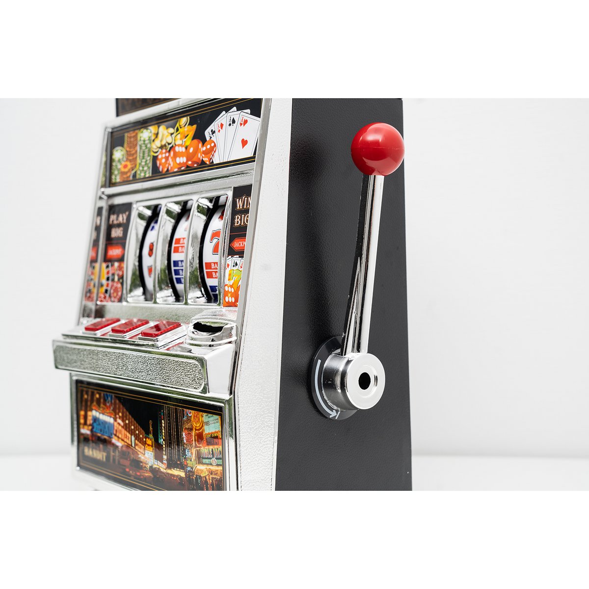 Gokautomaat spaarpot met licht en geluid