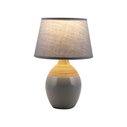 Ceramic table lamp "Tali" grey