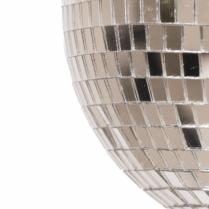Kersthanger discobal 30x30x30 cm zilver