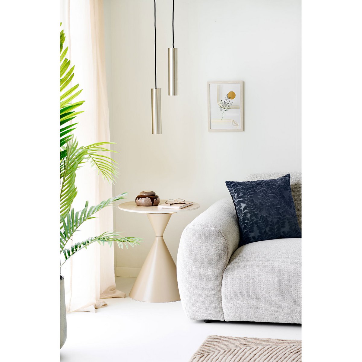 Paris Hanger, metaal, zilver, ø6 cm