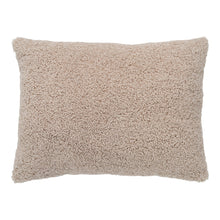 Kussen grijsbruin 45x60 cm bouclé
