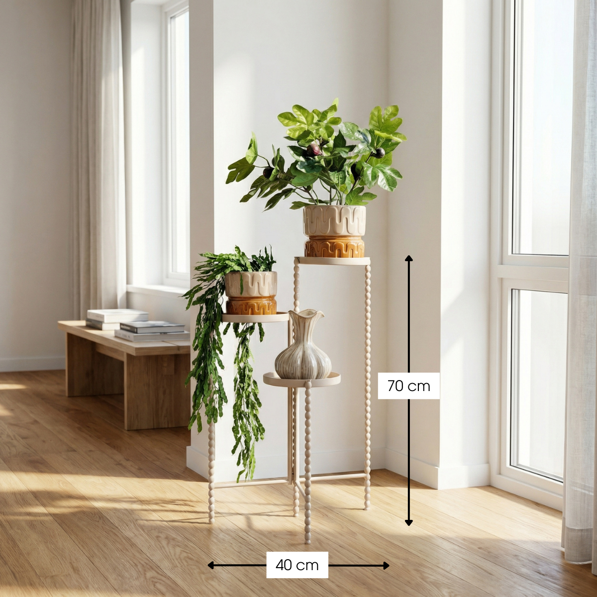 Plant Stand Salvo Beige