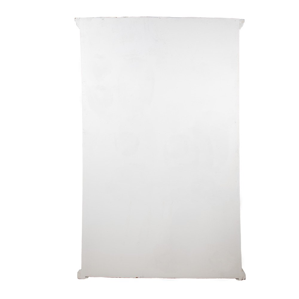 Boekenkast 120x36x195 cm wit hout