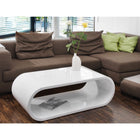 Coffee table 120x60x40 cm white