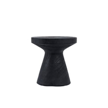 Bijzettafel zwart suar hout