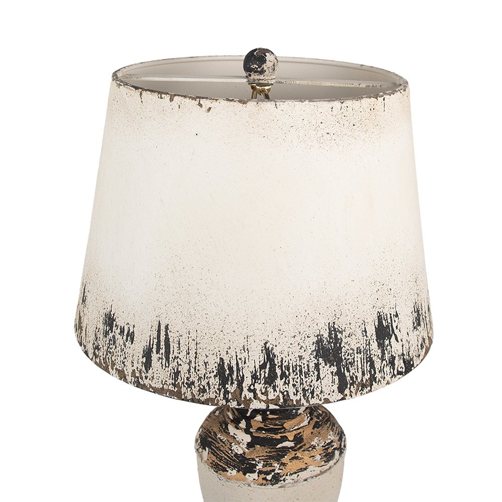 Tafellamp 32x60 cm beige hout