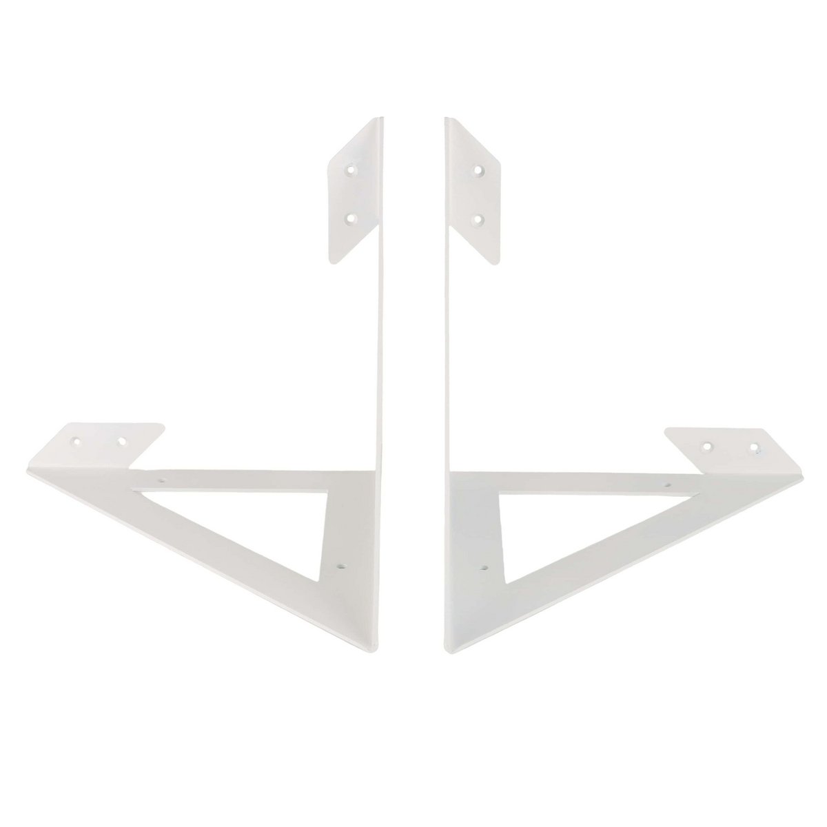 Gorillz Wearer White Shelf Supports Complete Screws Plugs