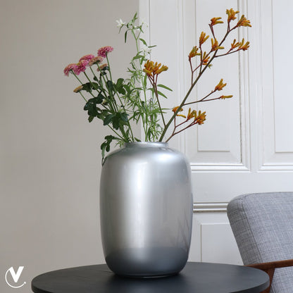 Vaas Artic S zilver Ø21xH29 cm glas