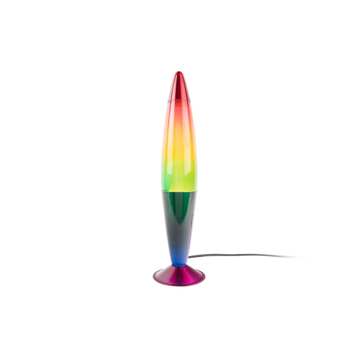 Table Lamp Rainbow Rocket Lava