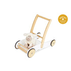 Wooden Baby Walker Uli White Beechwood Finish Toy