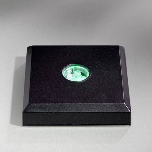 LED BASE square, 93112, 3 LEDs, black
