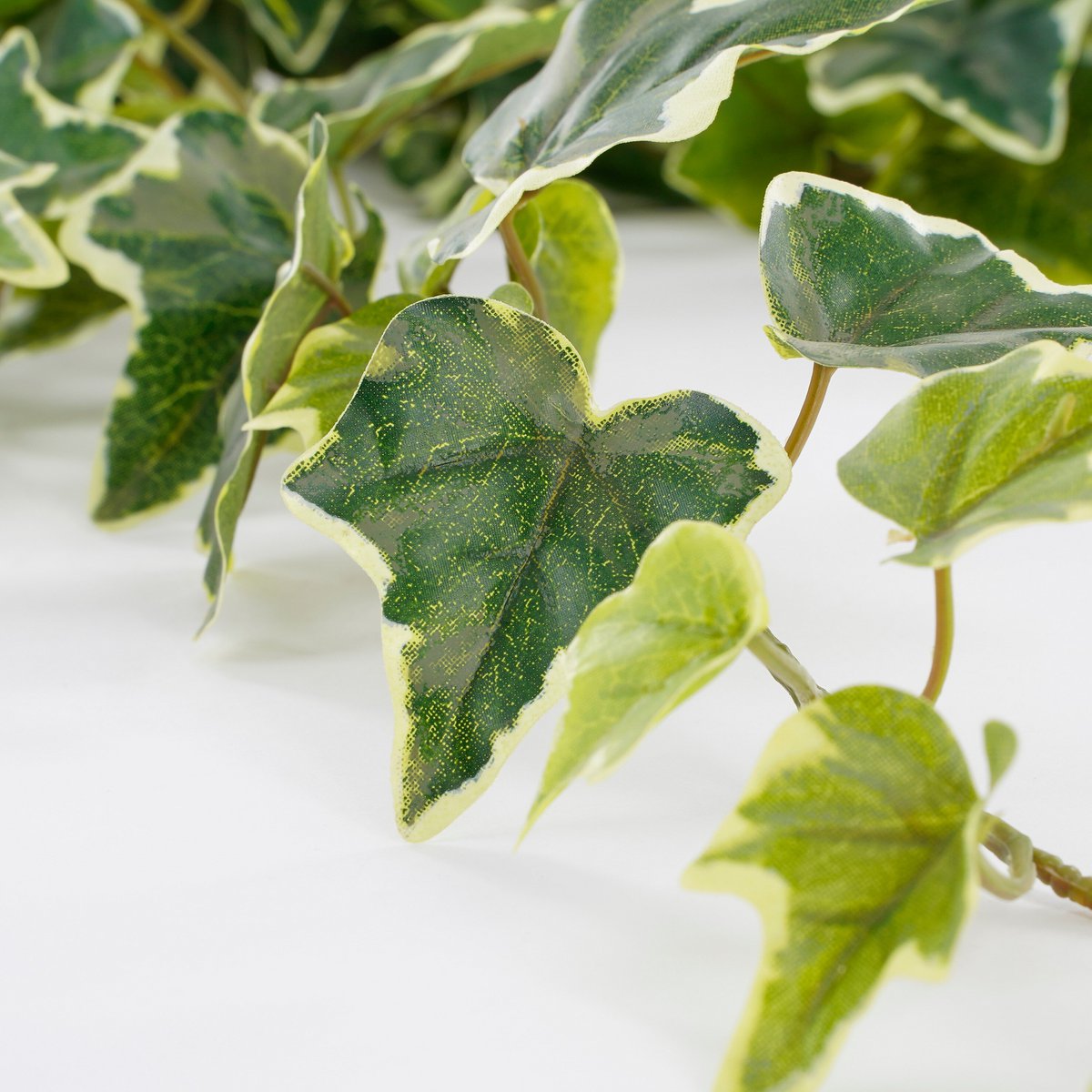 Kunst hangplant Ivy groen 86 cm polyester