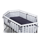 Boxinzet zeshoekig 93x133 cm wit