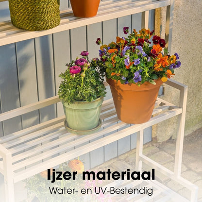 Plantenstandaard Greenrax 80x35x100 cm gebroken wit