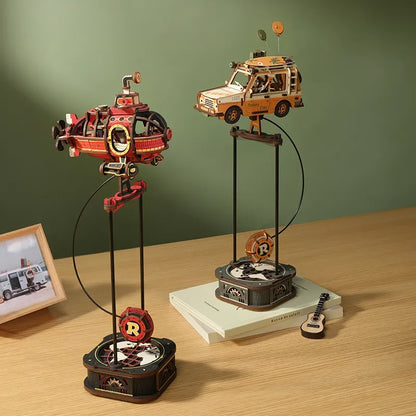3D Houten Puzzel Robotime Road Tripper 16x9.5x37.5 cm