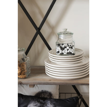 Dinerbord Ø 28 cm wit keramiek