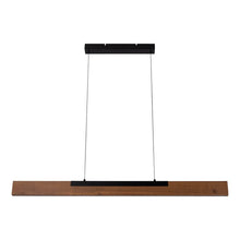 Wilma LED Pendant Lamp Metal and Wood Adjustable Height Dimmable