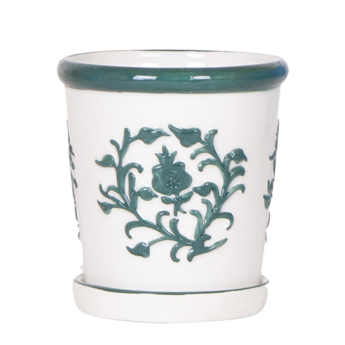 Sierpot keramiek Ø9 cm groen