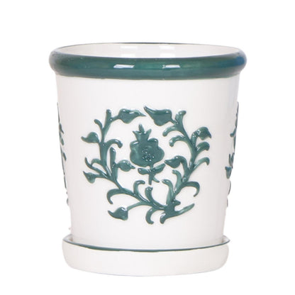 Sierpot keramiek Ø9 cm groen