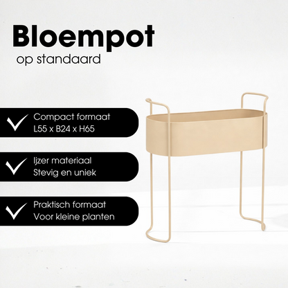 Bloempot binnen Moritz Beige