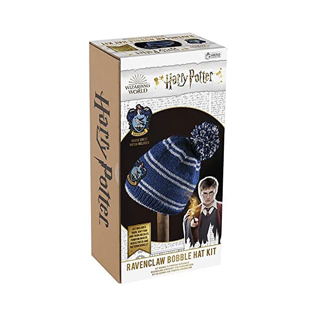 Harry Potter - Bobble Hat Knitting Kit - Ravenclaw