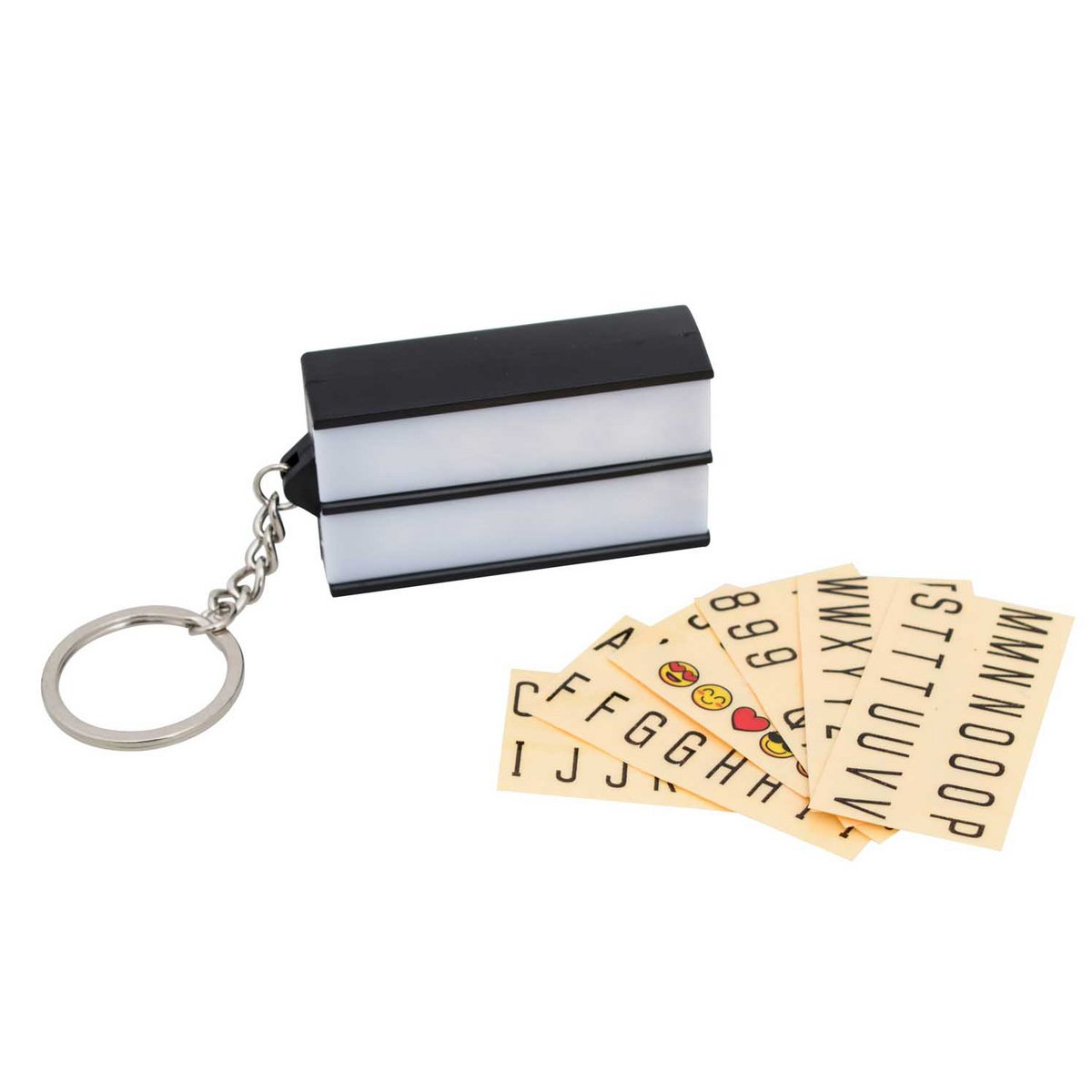 LED retro lightbox - keychain (mini lightbox)