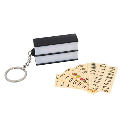 LED retro lightbox - keychain (mini lightbox)
