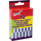 Basic Chalkboard Chalk Dustless 12 Pieces White