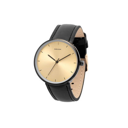 Karlsson Finesse dameshorloge 3 cm staalkoper staalgoud
