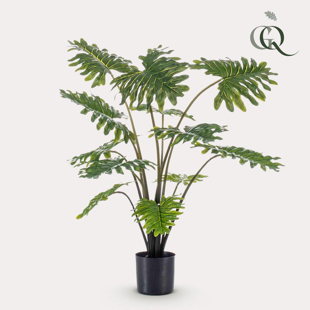 Kunstplant Philodendron 80 cm groen