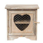 Eierhouder hout 19x14x19 cm bruin
