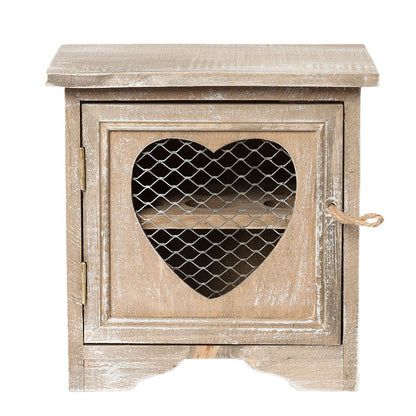 Eierhouder hout 19x14x19 cm bruin
