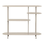 Rieti Open cabinet, 4 shelves, metal, sand, 31x118x97 cm