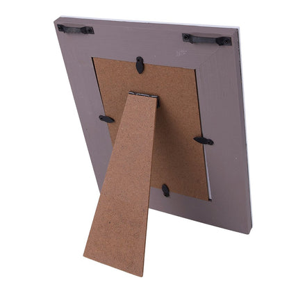 Fotolijst 10x15 cm grijs wit hout