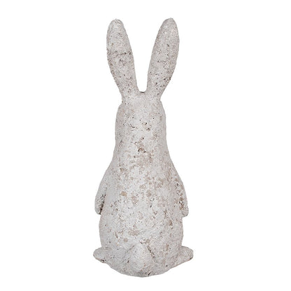 Beeld konijn 26 cm beige polyresin