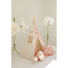 Teepee En Mat Set Spring Garden Voor Kinderen Handgemaakt