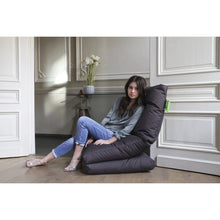 Zitzak donkergrijs polyurethaan