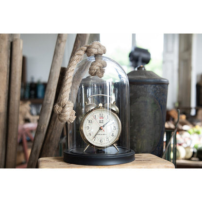 Bell Jar Ø 17x28 cm Transparent Wood Glass Bell Jar