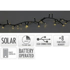 Solar Cluster Lights - 11 Meter - 560 LED - USB Rechargeable - Remote Control