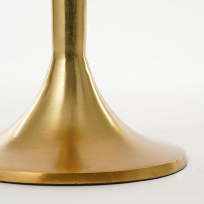Bijzettafel 57x25 cm gerecycled aluminium goud