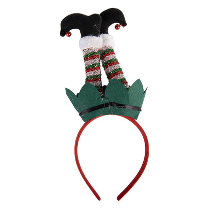 Christmas Headband 15x3x31 cm Green Plastic