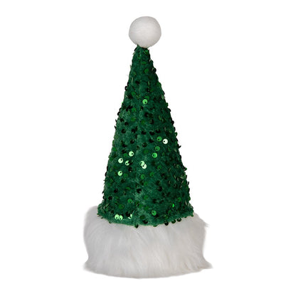 Christmas decoration with LED lighting Gnome 10x10x25 cm Green Synthetic