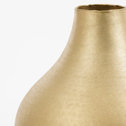 Vaas aluminium 31x25 cm champagne