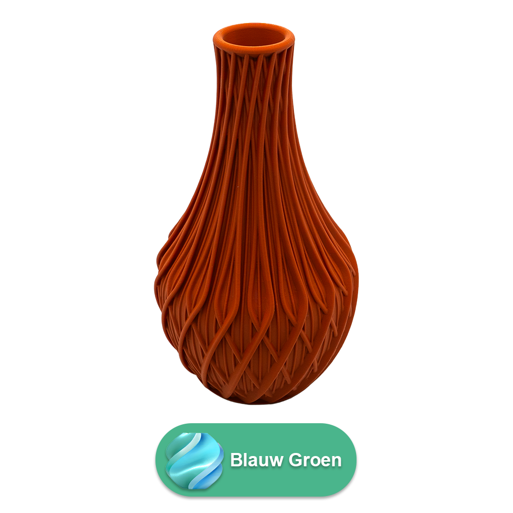 3D vaas 20 cm donker blauw PLA